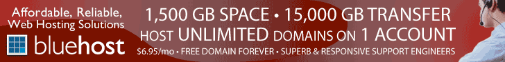 BlueHost DNS - Transfer your Domain Name or Web Site Today! $6.95/month.