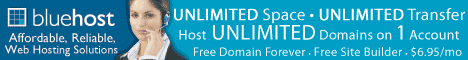 Blue Host - Transfer your Domain Name or Web Site Today! $6.95/month.