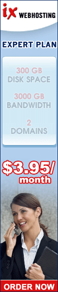300GB IX Web Hosting Blog Web Space